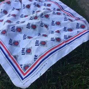 Vintage Miller Light handkerchief/scarf